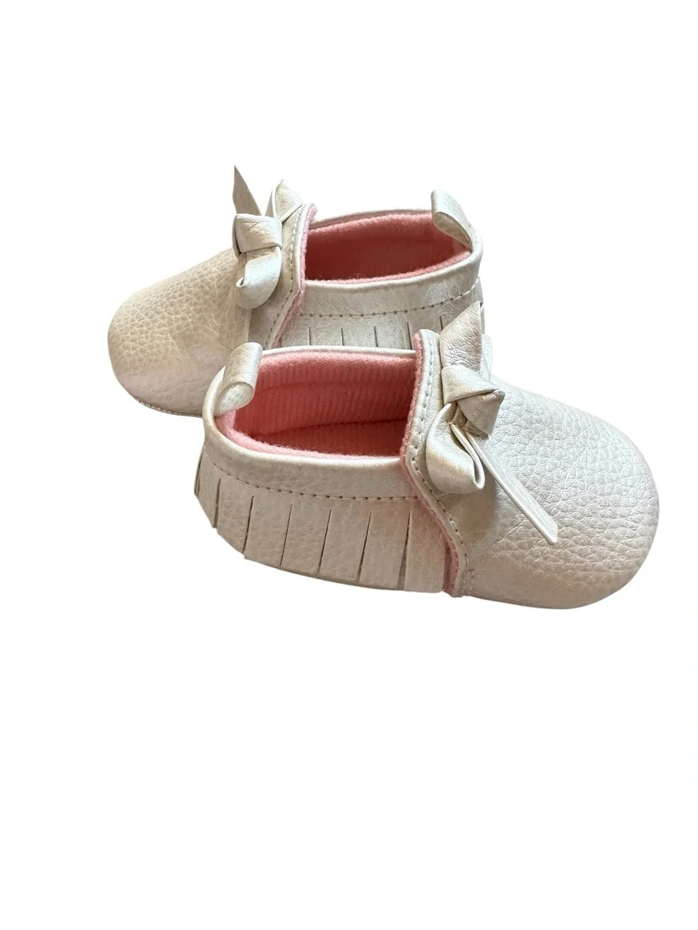 Baby girls shoe lot of 3 size 0-3 months Christmas slippers, booties, moccasins